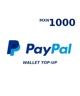 PayPal Wallet MXN 1000 Top Up Key GLOBAL